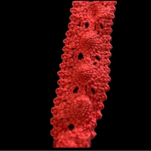 Baseball Mom Necklace Red Lace Pullover Crystal Fashion Sports Jewelry - Picture 5 of 6